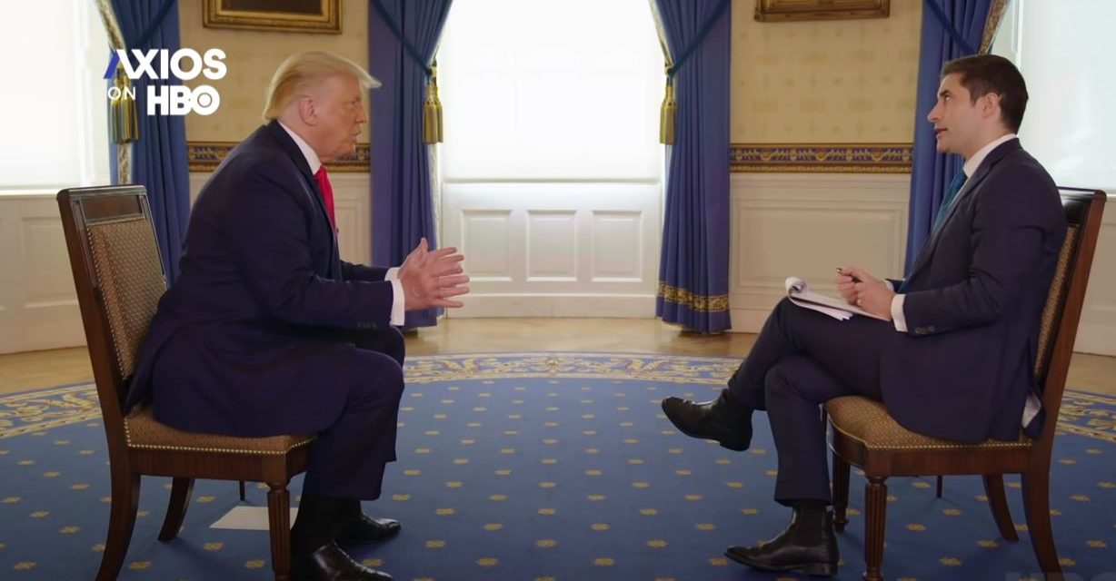 Axio’s Swan Interview A Master Class in How to Interview Trump and Other Hard To Interview Politicians